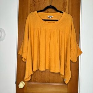 known supply lotus relaxed oversized short sleeve top